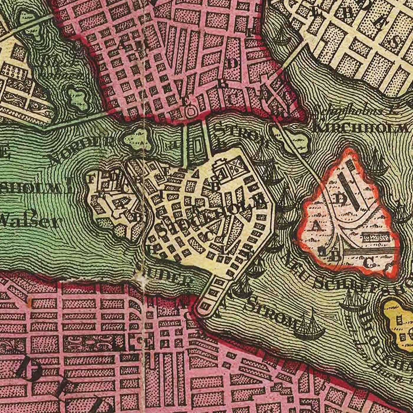 Stockholmskarta 1740-tal