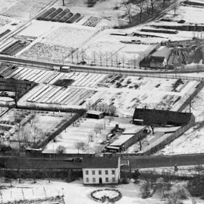 Hammarbyslussen från ovan 1931