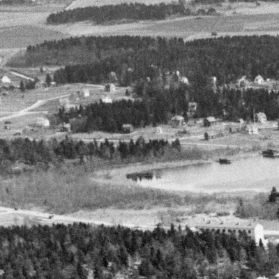 Norra Ängby från ovan 1933