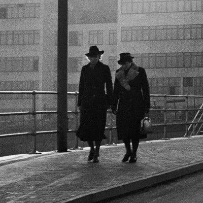 Morgonpromenad under Katarinahissen 1938