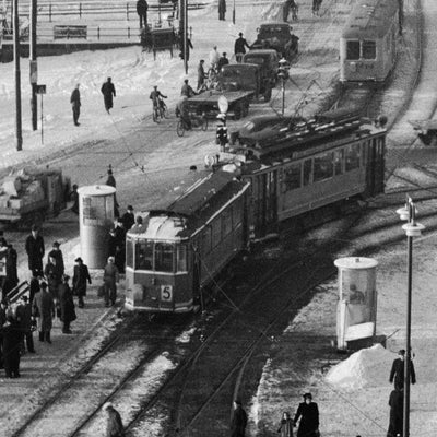 Vinterdag på Tegelbacken 1944