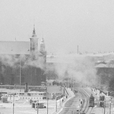 Vinterdag på Tegelbacken 1944
