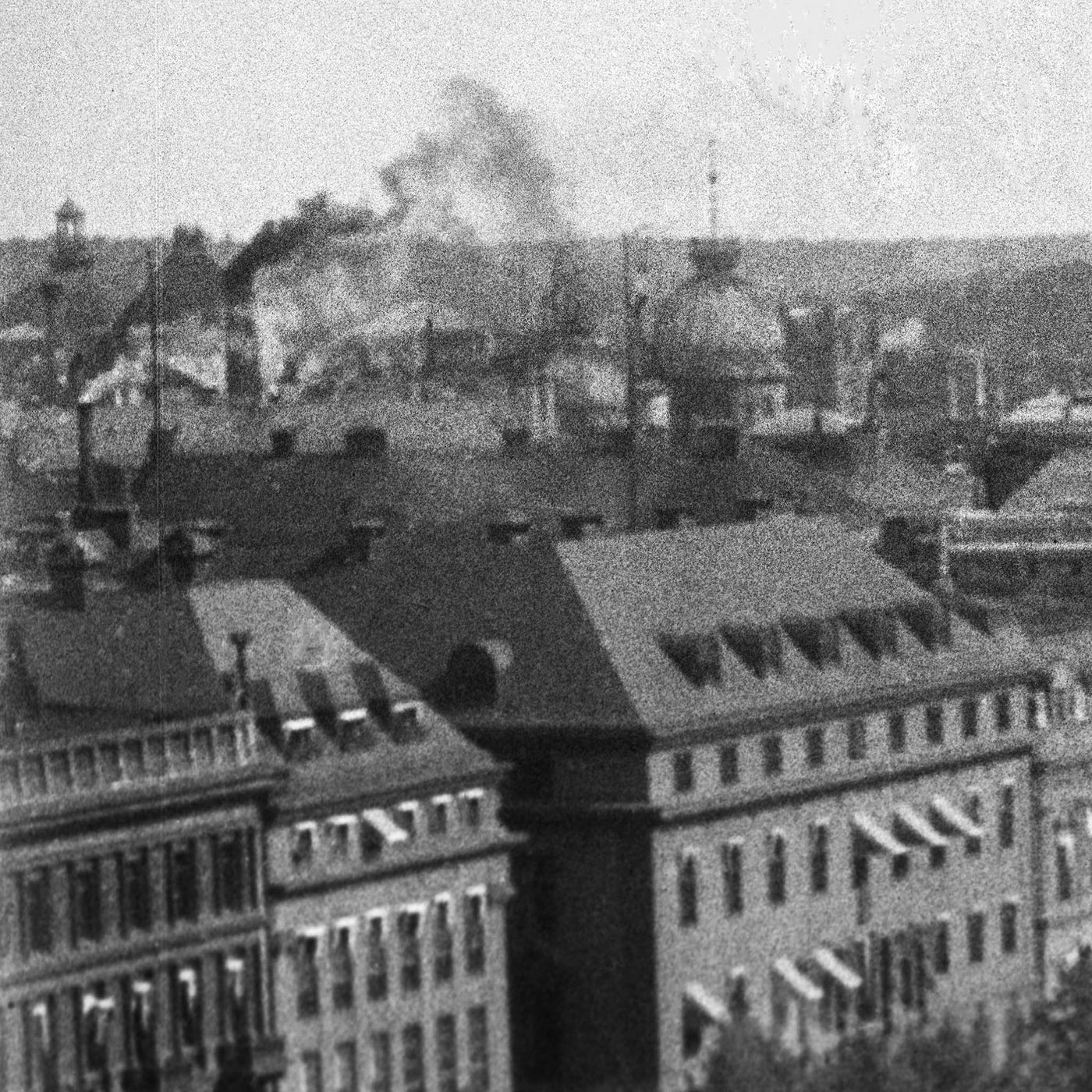 Kungsträdgården från ovan 1918