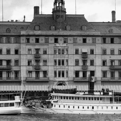 Grand Hotel och ångbåtar 1927