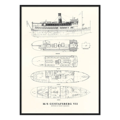 MS Gustafsberg VII ritningar 1912