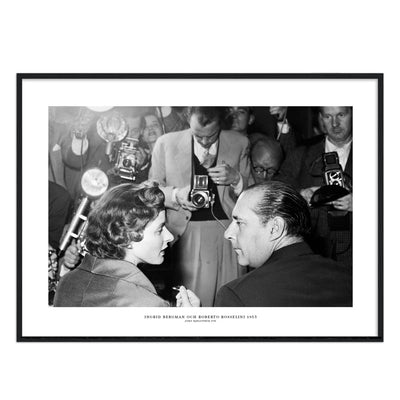 Ingrid Bergman och Roberto Rosselini 1953