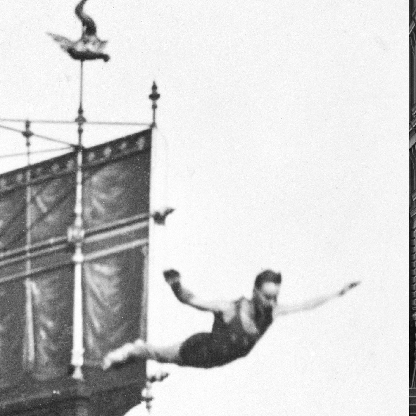 Simhoppet på Strömbadet 1900