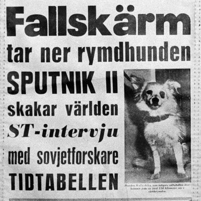Sputnik och Lajka 1957