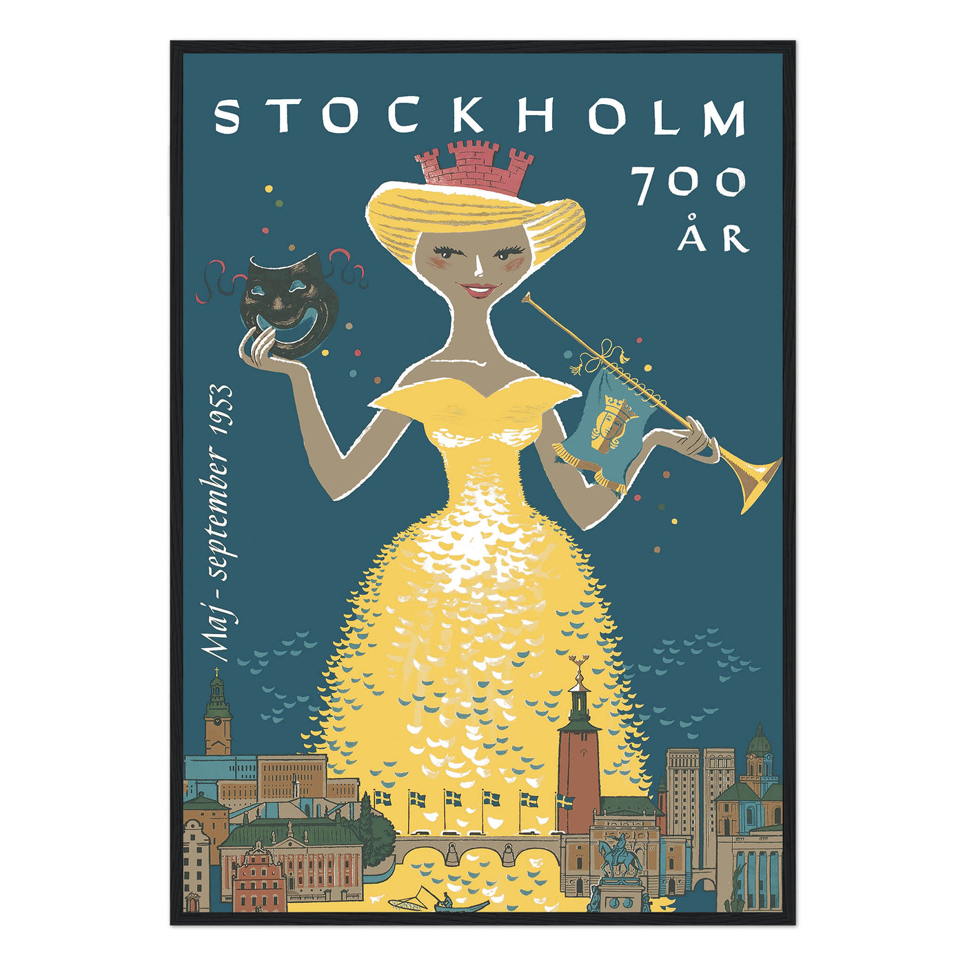 Stockholm 700 år affisch