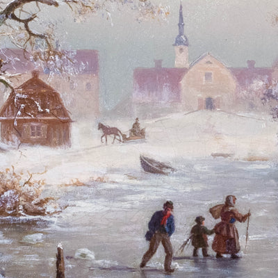 Issågning, Hammarby sjö 1864