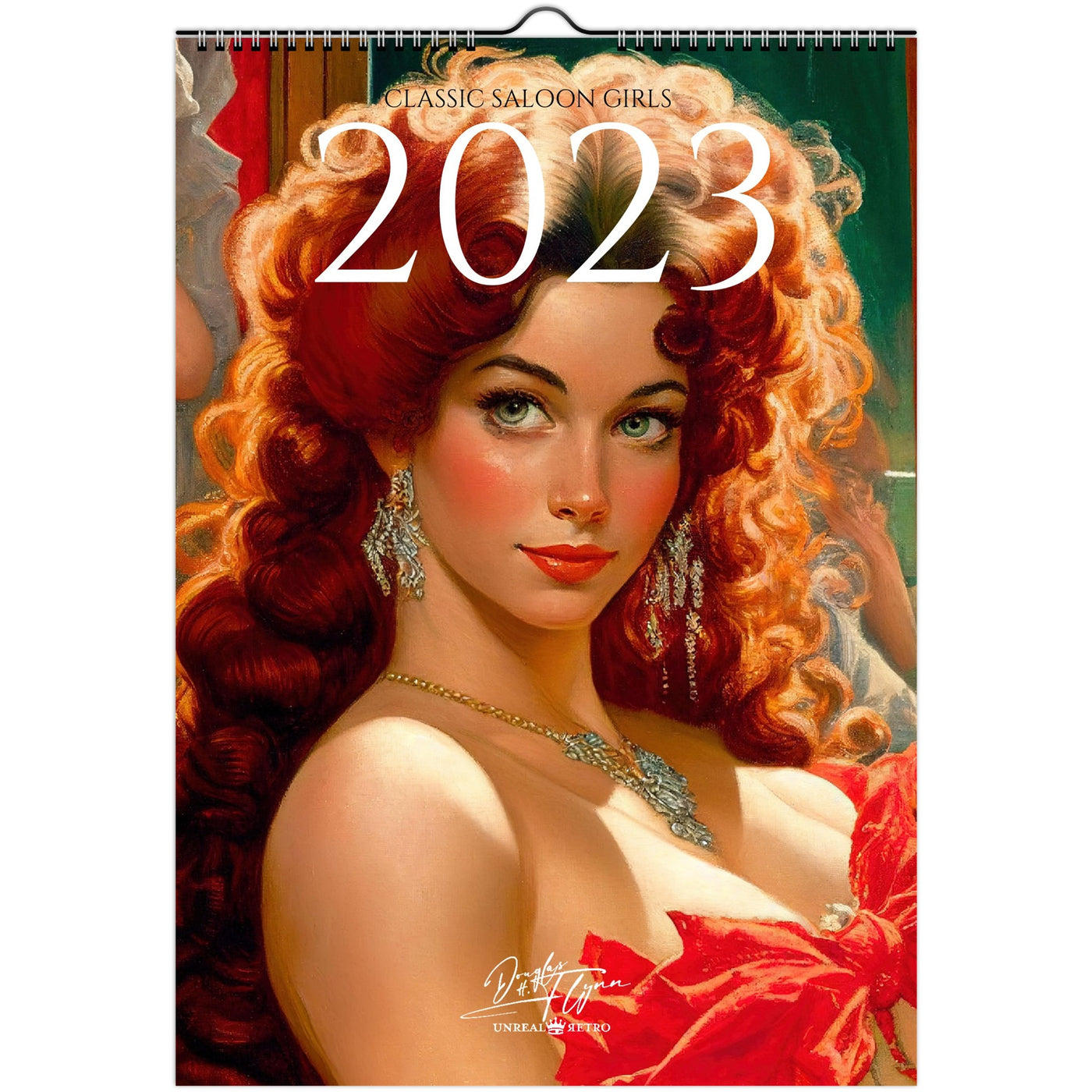 »Classic Saloon Girls 2023«, väggkalender